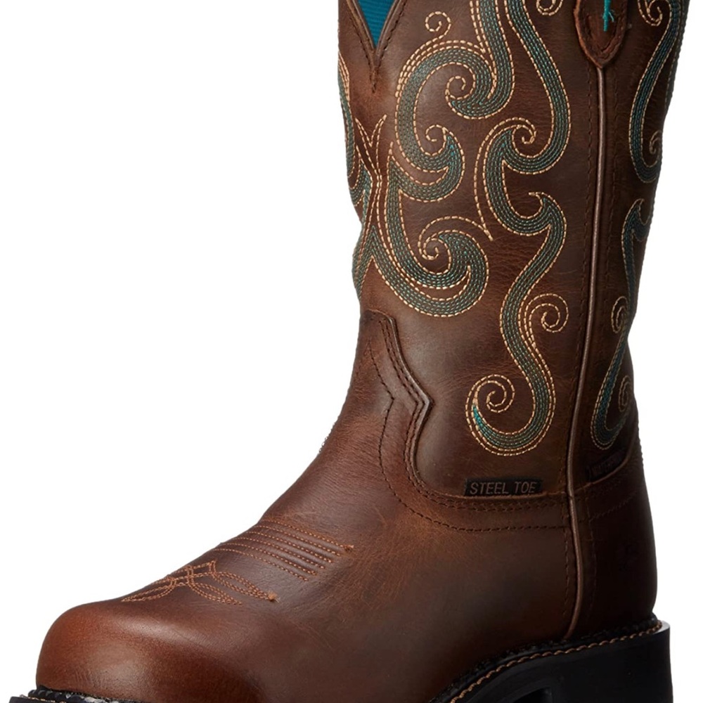 Justin cowboy work boots